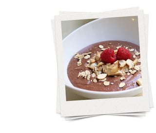 Frokostgrot med sjokolade og havre