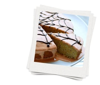 gresskarkake til halloween kakestykke pumpkin cake for halloween